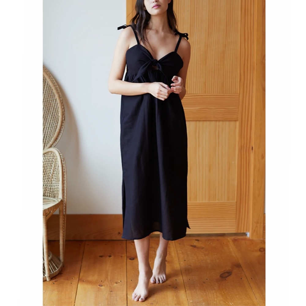 Emerson fry organic linen cayman dress